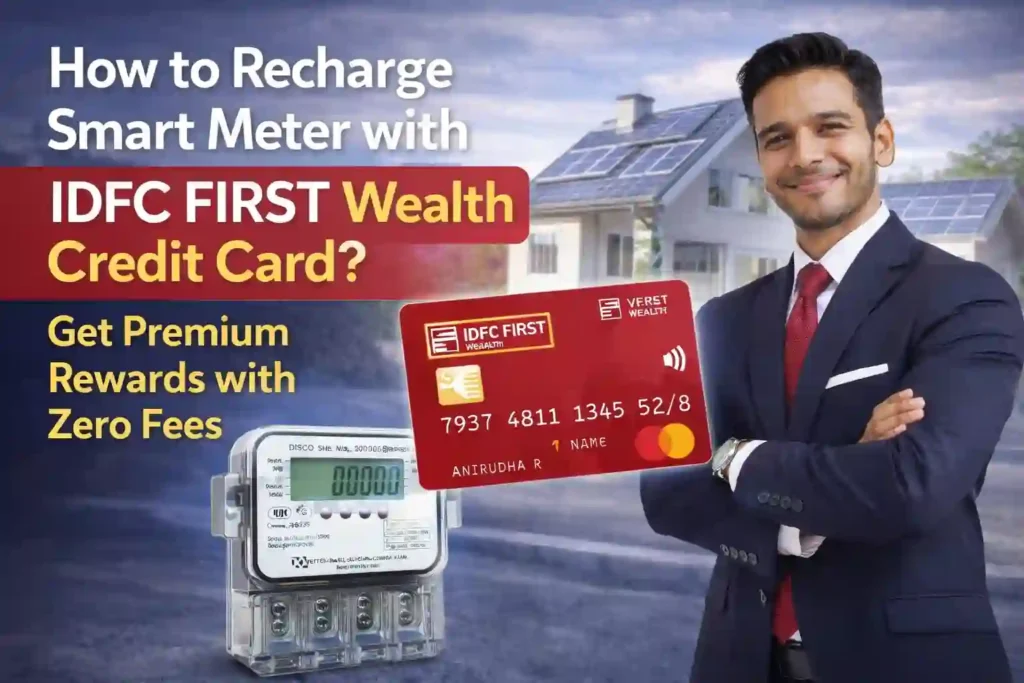 Recharge Smart Meter with IDFC First Wealth Credit Card
