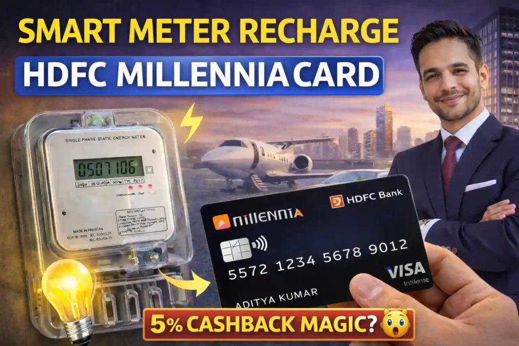 Recharge Smart Meter with HDFC Millennia