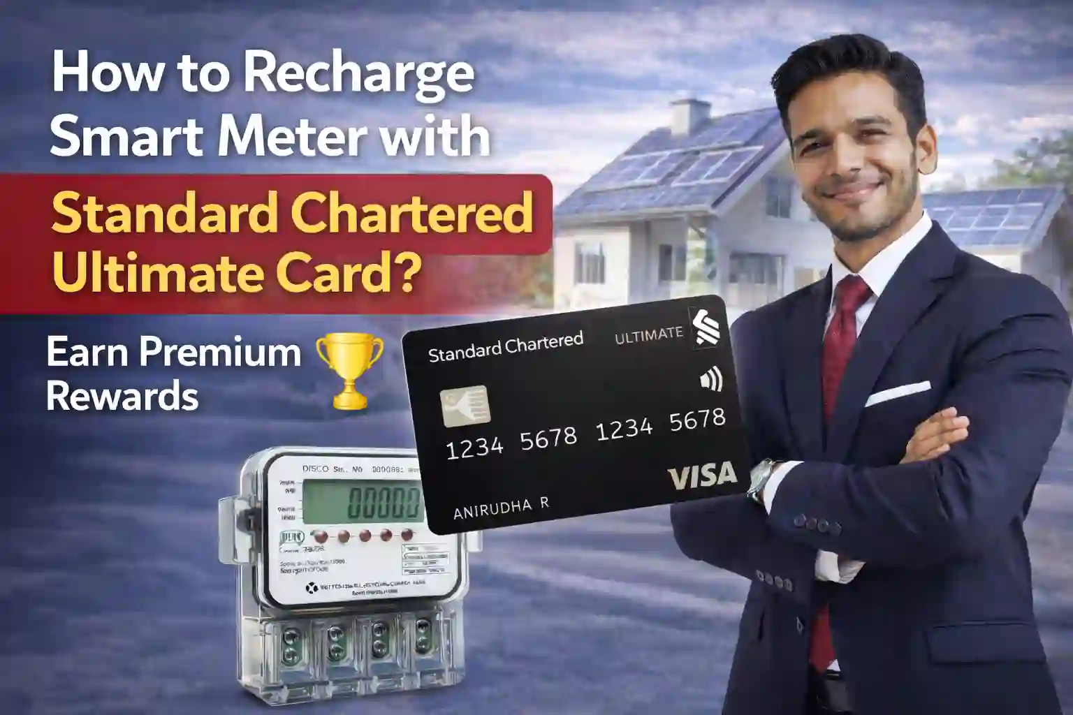 Recharge Smart Meter with Standard Chartered Ultimate Card
