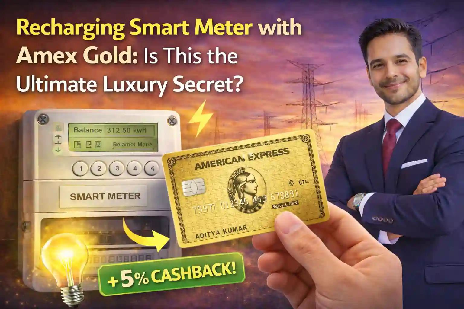 Recharging Smart Meter with Amex Gold